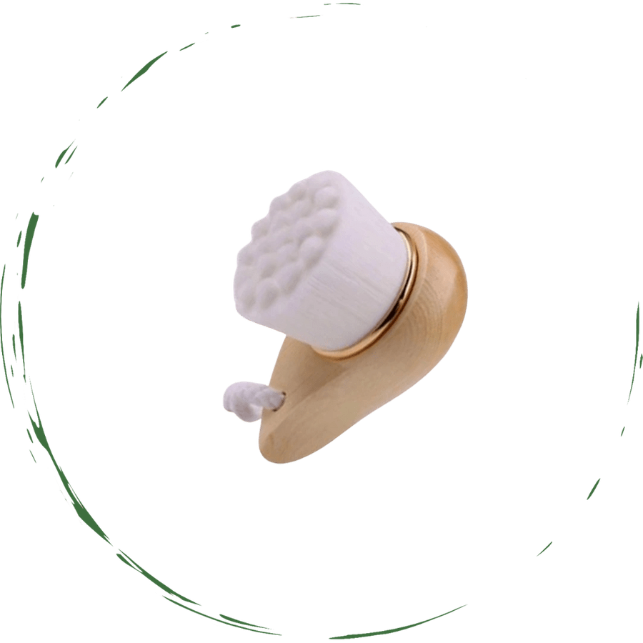 Facial Brush with Bamboo Handle - SnagItCo.