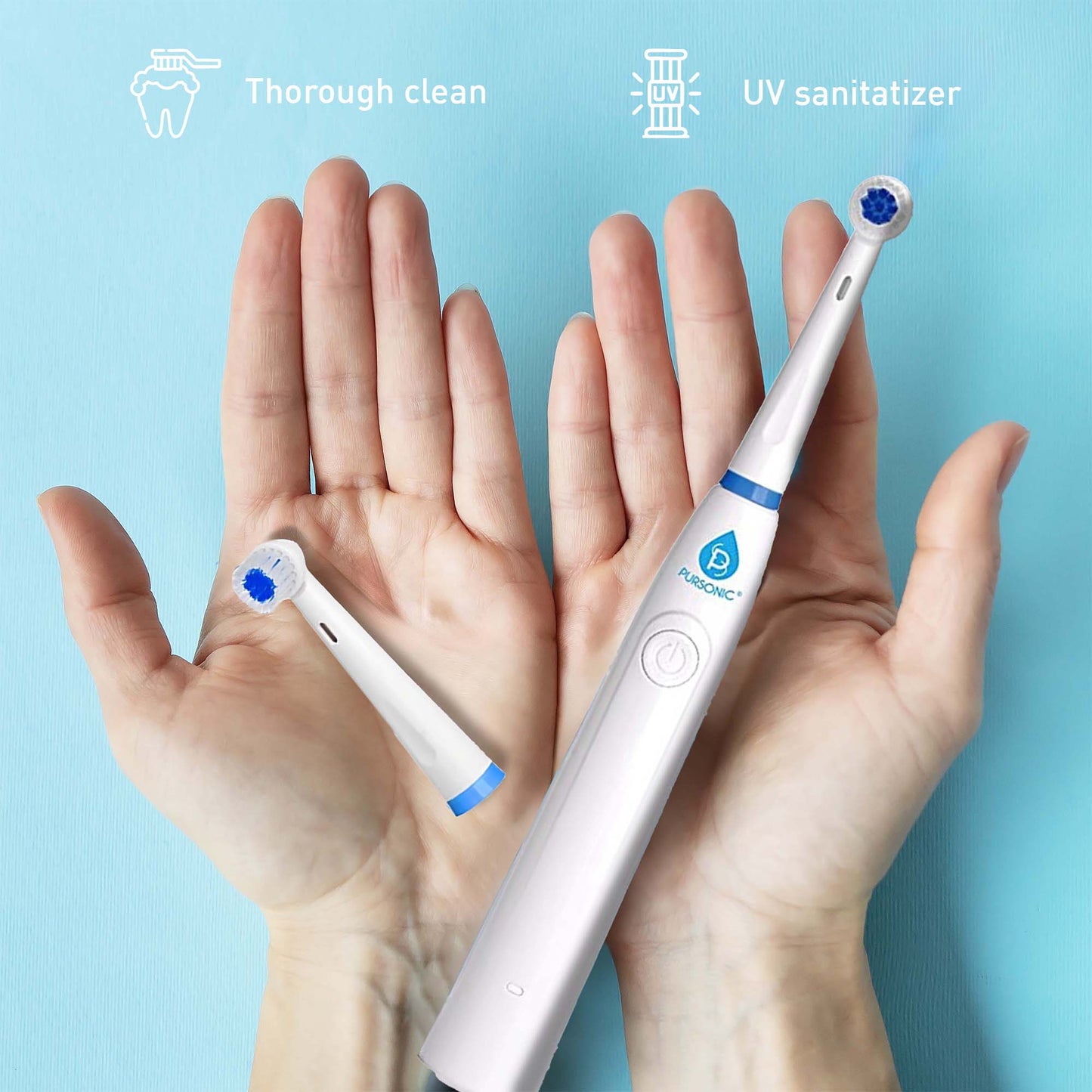 Pursonic Advanced Smile Care Bundle – LED Whitening Kit, Whitening Strips, & Electric Toothbrush - SnagItCo.