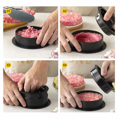 Round Hamburger Meat Press Maker - SnagItCo.