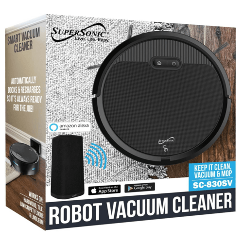 Supersonic Smart Robot Vacuum Sweep Cleaner with Gyroscope Technology - SnagItCo.