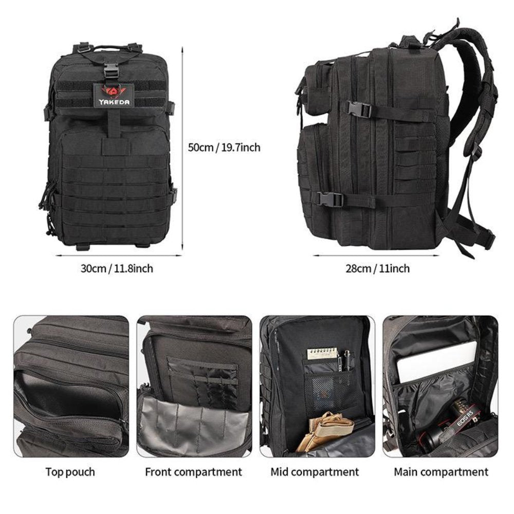 42L Tactical Backpack Bag with USA Patch - SnagItCo.