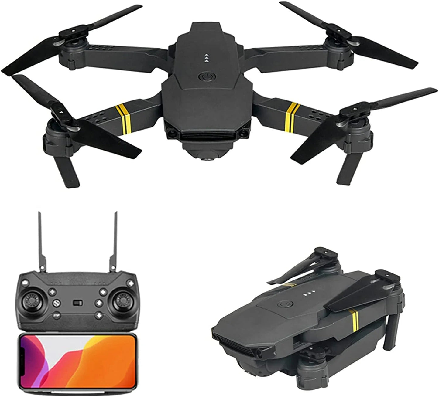4K HD Dual Camera RC FPV WiFi Portable Wide Angle Foldable Quadcopter Drone - SnagItCo.