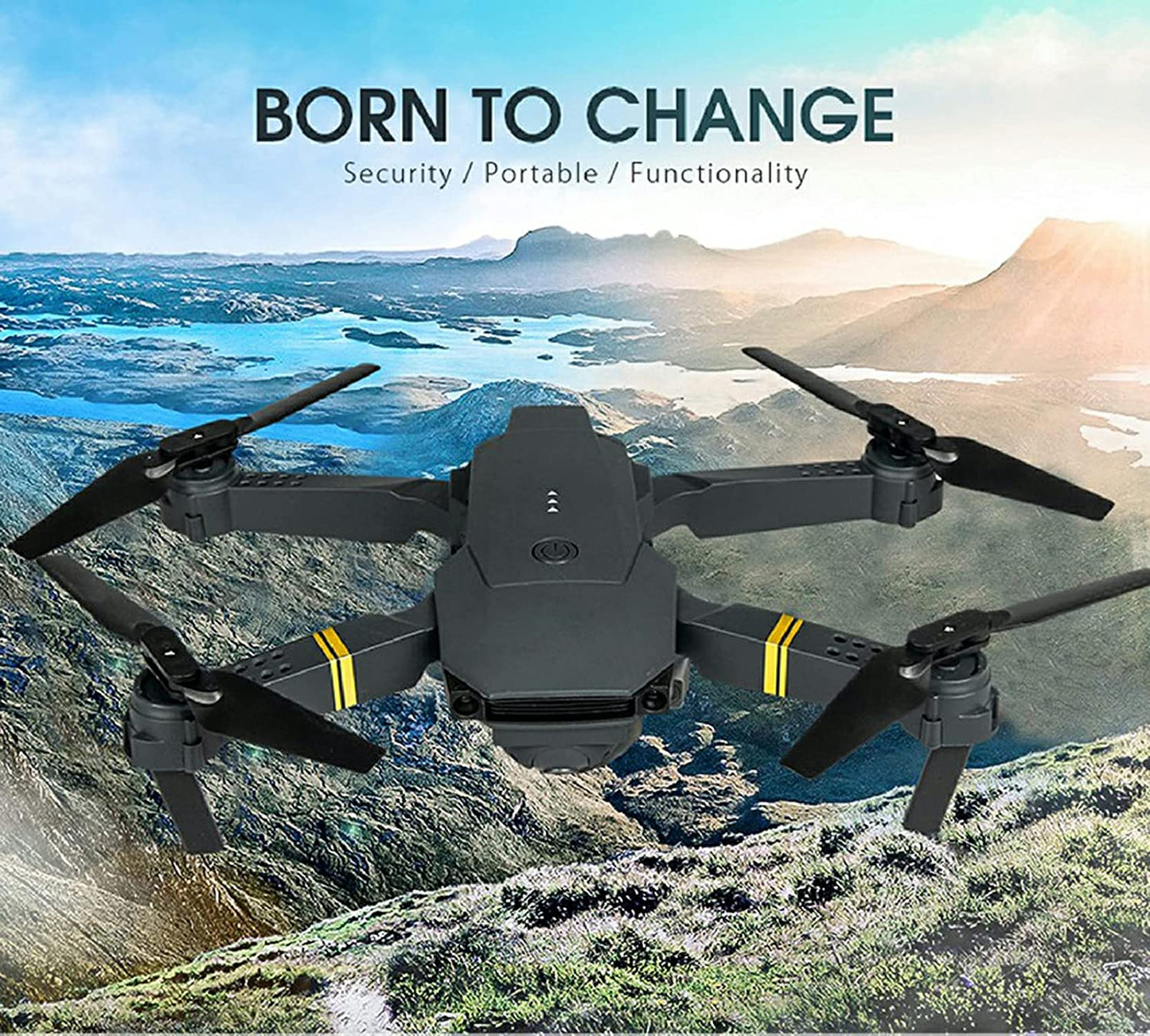 4K HD Dual Camera RC FPV WiFi Portable Wide Angle Foldable Quadcopter Drone - SnagItCo.