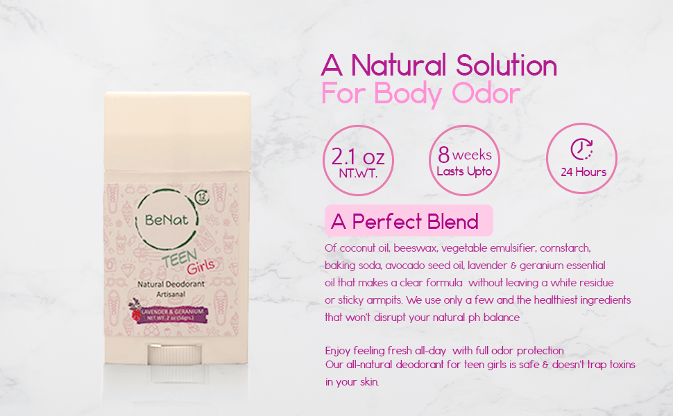 All - Natural Deodorant for Kids & Teens - SnagItCo.