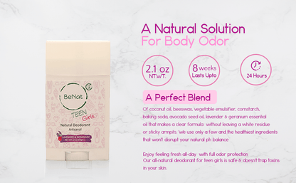 All - Natural Deodorant for Kids & Teens - SnagItCo.