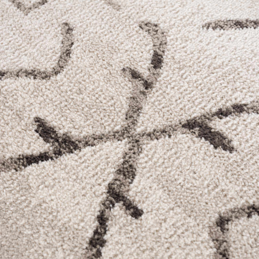 Azzan Cream & Charcoal Area Rug - SnagItCo.
