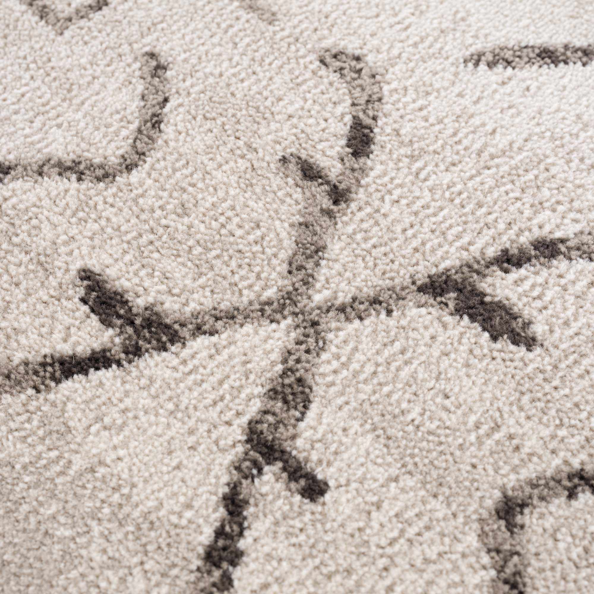 Azzan Cream & Charcoal Area Rug - SnagItCo.