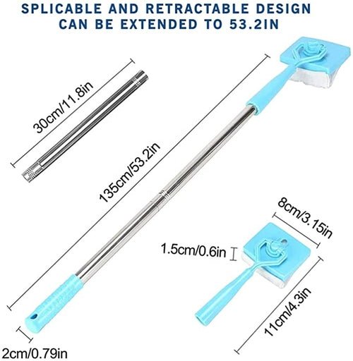 Baseboard Buddy Retractable Household Universal Cleaning Brush Mop - SnagItCo.