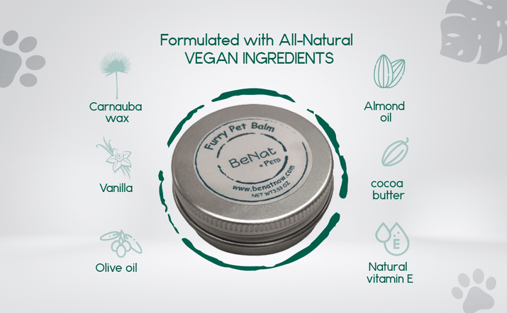 BeNat Pets. Furry Pet Balm. 0.9 oz. - SnagItCo.