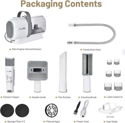 Dog Grooming Kit Pet Hair Cleaning Low Noise Vacuum Cleaner And - SnagItCo.