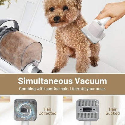 Dog Grooming Kit Pet Hair Cleaning Low Noise Vacuum Cleaner And - SnagItCo.