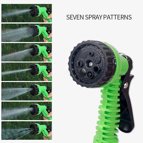 Expanding Expandable Flexible Garden Water Hose w Spray Nozzle 25, 50, - SnagItCo.