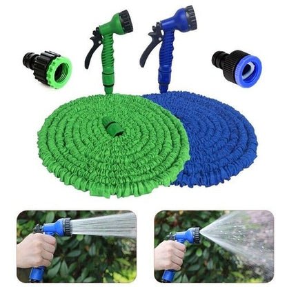 Expanding Expandable Flexible Garden Water Hose w Spray Nozzle 25, 50, - SnagItCo.