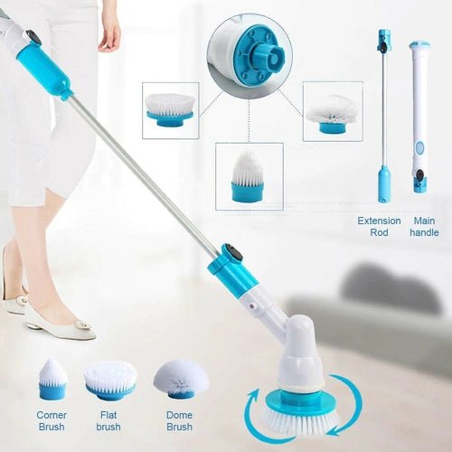 Extendable Cordless Power Scrubber For Bathrooms & Kitchen - SnagItCo.