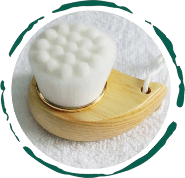 Facial Brush with Bamboo Handle - SnagItCo.