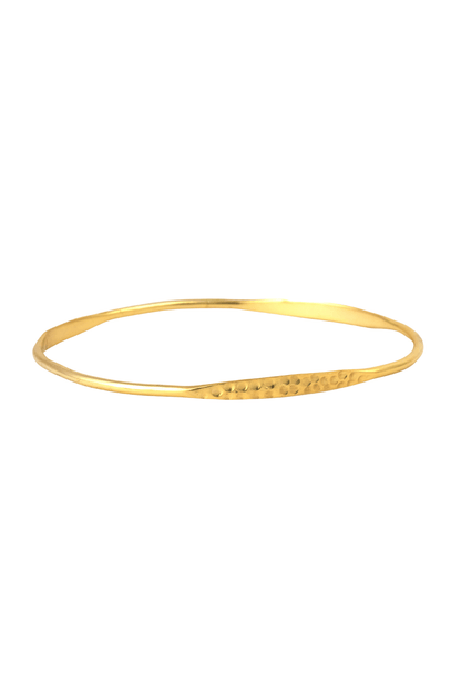 Gold Bracelet with Texture - SnagItCo.