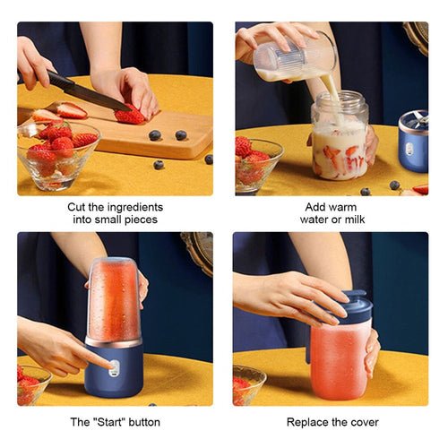 High Quality Twin Gear Portable Juice Blender - SnagItCo.