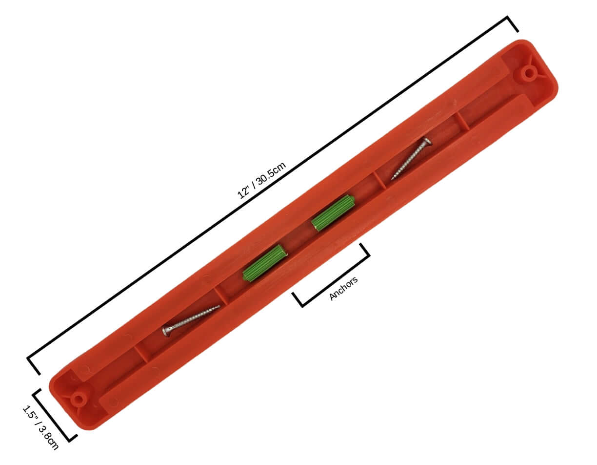 Magnetic Knife Tool Rack - 2 Red - SnagItCo.