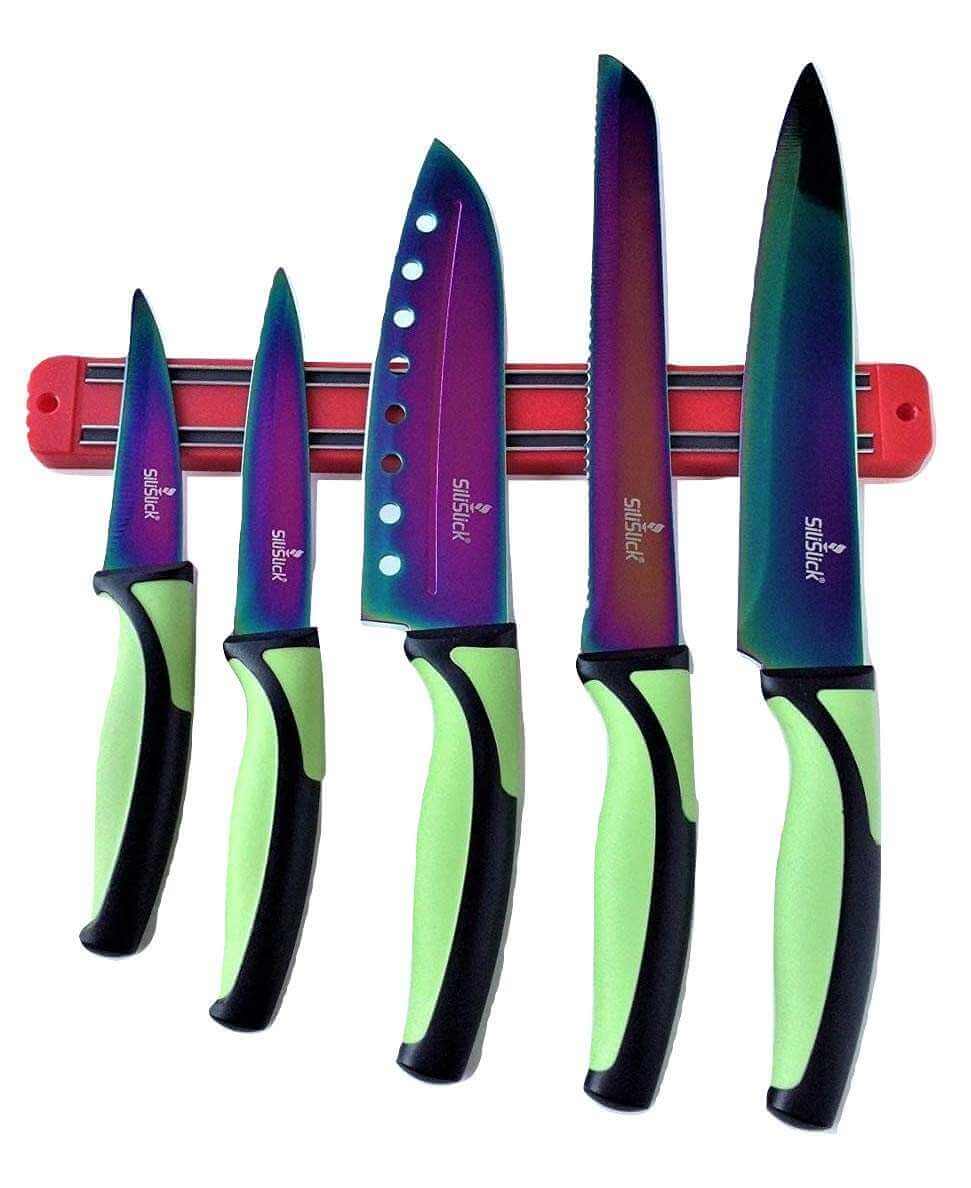 Magnetic Knife Tool Rack - 2 Red - SnagItCo.