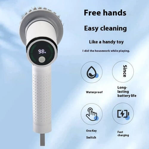 Multifunctional Smart Display Electric Cleaning Brush Wireless Kitchen - SnagItCo.