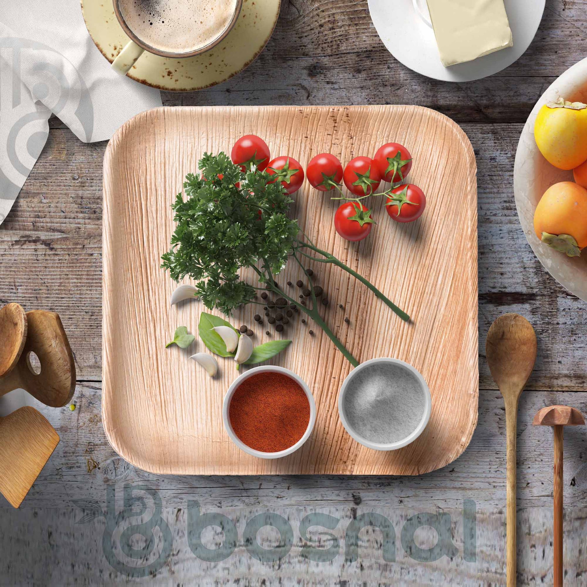 Eco-Friendly Palm Leaf Biodegradable Dinnerware Set - 25 Plates, Bowls, Cutlery for Parties & Events - SnagItCo.Eco-Friendly Palm Leaf Biodegradable Dinnerware Set - 25 Plates, Bowls, Cutlery for Parties & Events