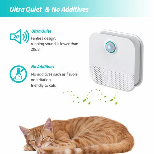 Smart Cat Odor Purifier for Cat Litter Box Deodorizer Dog Air Cleaner - SnagItCo.