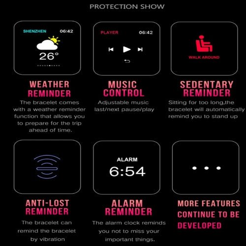 Smart Fit Total Wellness And Sports Activity Watch - SnagItCo.
