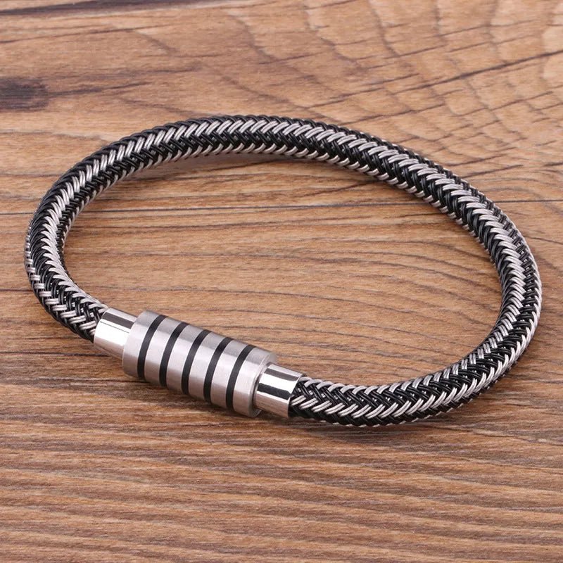 Titanium Bracelet for Him - SnagItCo.