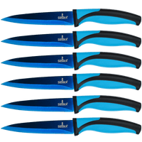 Titanium Coated 6 Steak Knives - SnagItCo.