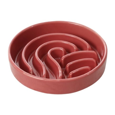 [Wave] Slow Feeder Dog Bowls - Pink / Beige / Orange - SnagItCo.