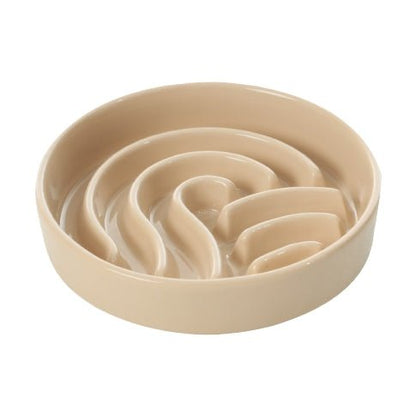 [Wave] Slow Feeder Dog Bowls - Pink / Beige / Orange - SnagItCo.