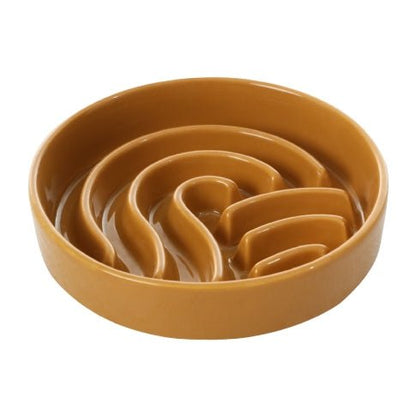 [Wave] Slow Feeder Dog Bowls - Pink / Beige / Orange - SnagItCo.